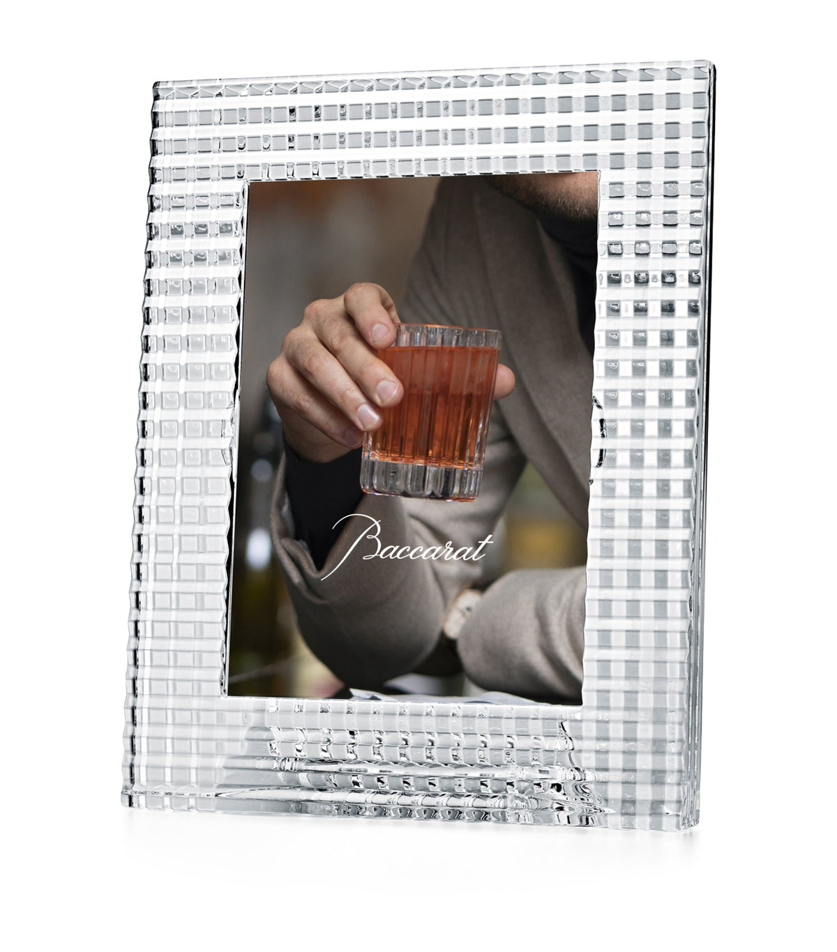 Baccarat Eye crystal photo frame - British product