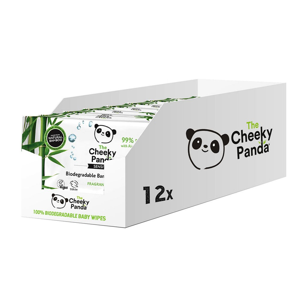 The Cheeky Panda Biodegradable Multipack Baby Wipes, 12x60=720