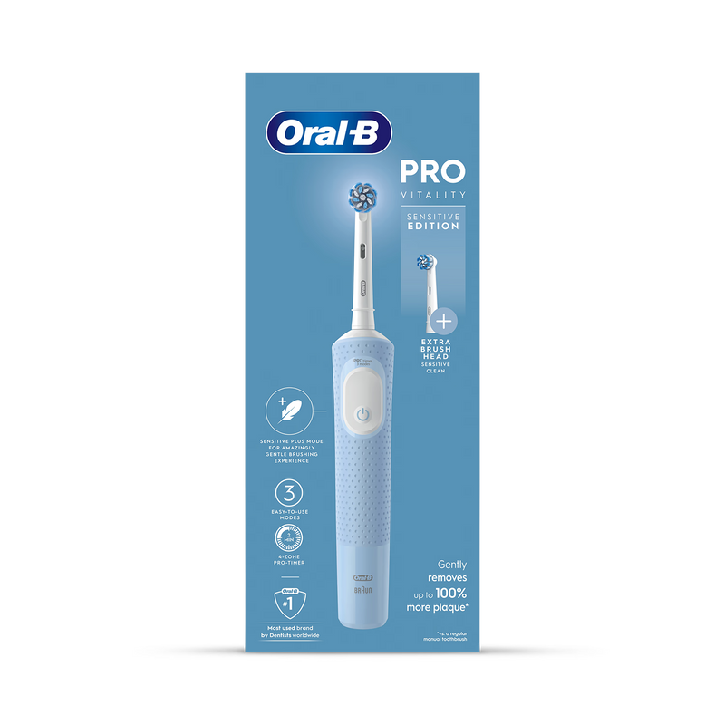 Oral-B Pro Vitality electric toothbrush blue - British product