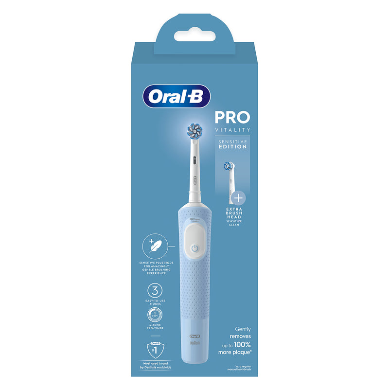 Oral-B Pro Vitality electric toothbrush blue - British product