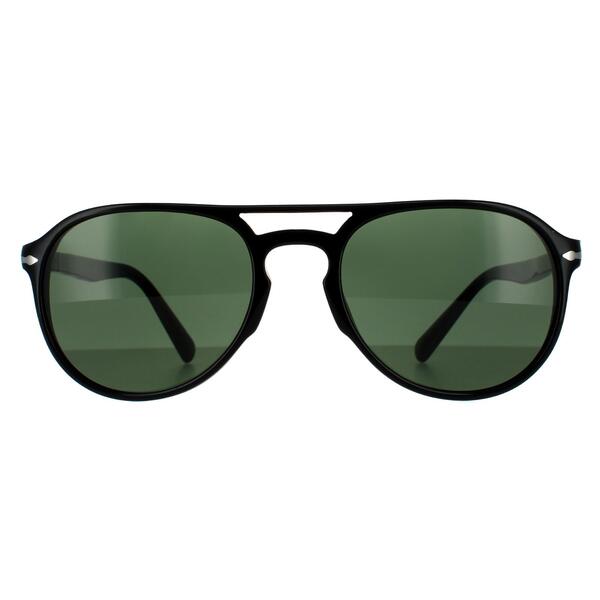 Persol PO3235S black unisex sunglasses pilot style (British brand)