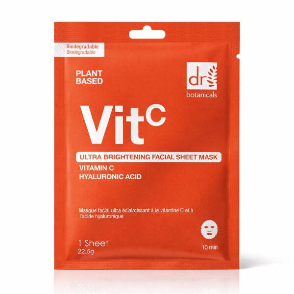 Dr Botanicals ultra brightening facial mask, UK version