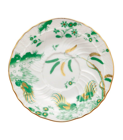 Harrods GINORI 1735 Oro di Doccia Saucer Porcelain Tableware 15cm- Buy online at McGrocer