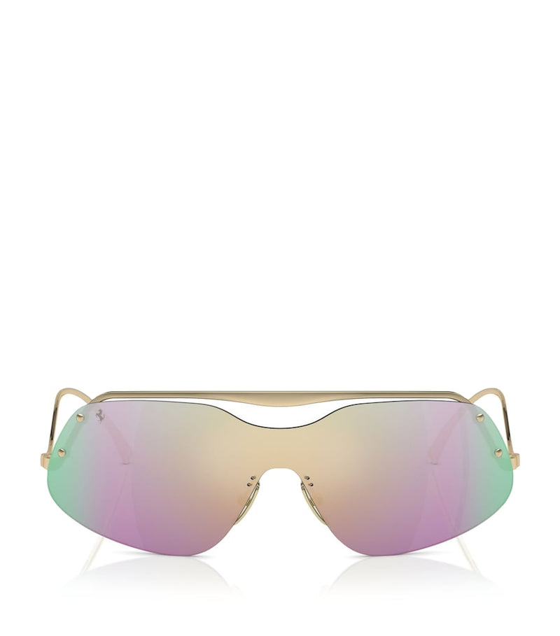 Ferrari Metal FH1007 Sunglasses with high-performance lenses, UK version