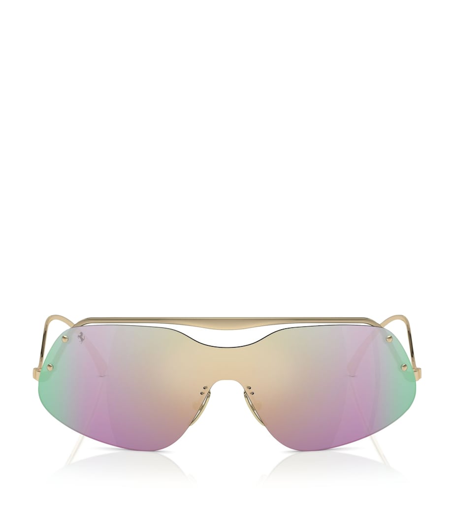 Ferrari Metal FH1007 Sunglasses with high-performance lenses, UK version