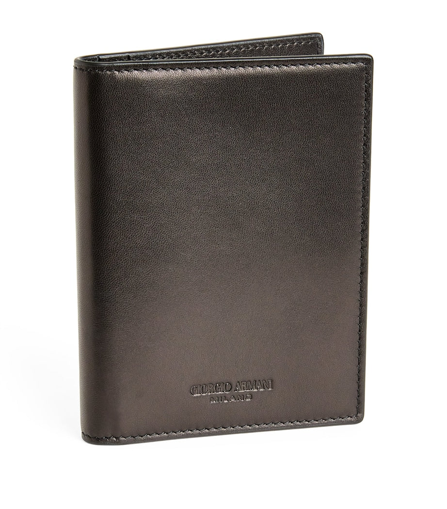 Giorgio Armani lamb leather passport holder, UK version