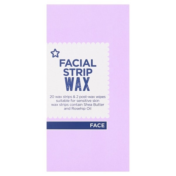 Superdrug Sensitive Facial Wax Strips x20