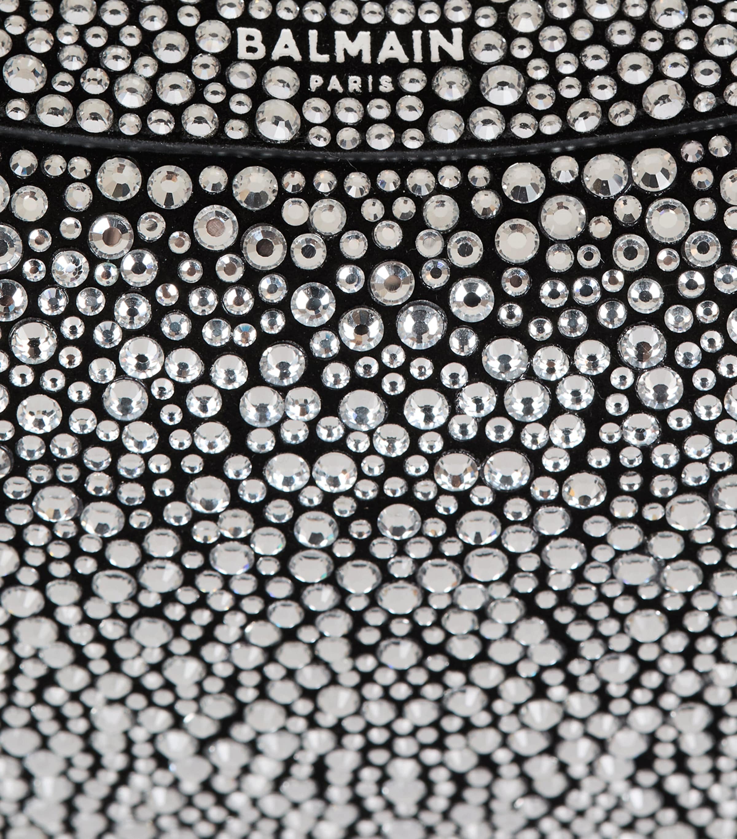 Balmain mini embellished suede handbag - British product
