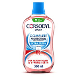 Corsodyl Complete Protection, Daily Gum Mouthwash, Extra Fresh 500ml GOODS Boots   