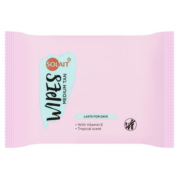 Solait Wear Off Tanning Wipes 20 pack