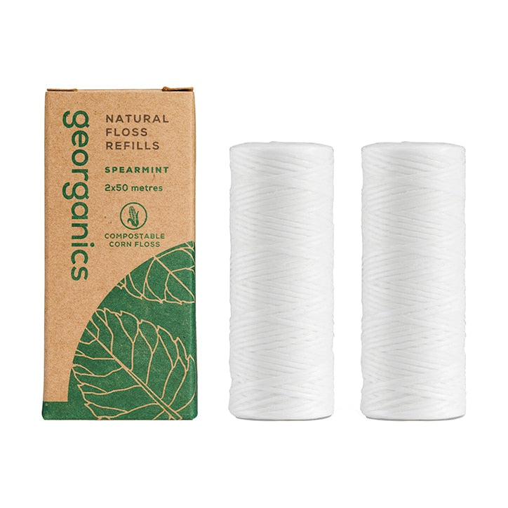 Georganics Natural Floss Refill - Spearmint