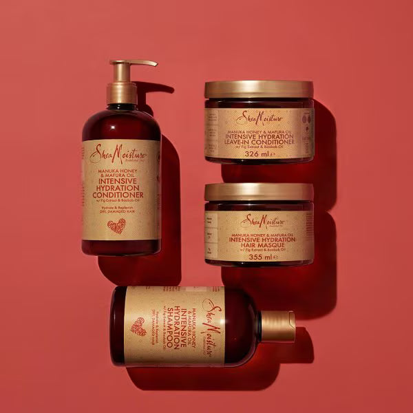 SheaMoisture Manuka Honey and Mafura Oil Hair Mask deep conditioner treatment (British brand)