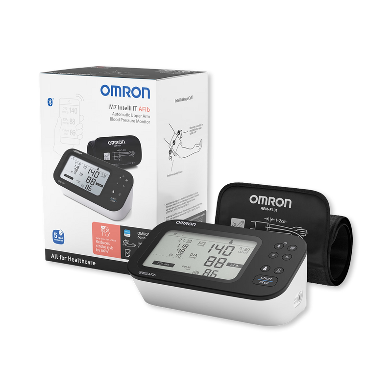 Omron M7 Intelli IT upper arm blood pressure monitor, UK version