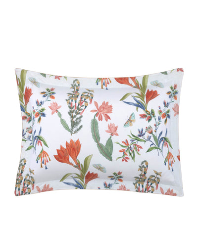 Harrods Cotton Oxford Pillowcase with All-Over Print, 50cm x 75cm, Made in France- Buy online at McGrocer