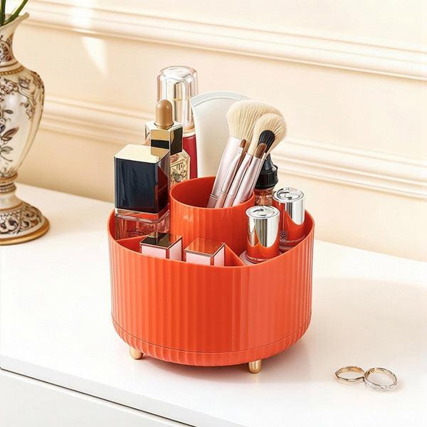 Livingandhome rotating storage organizer orange 14cm, imported from the UK