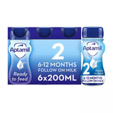 Aptamil 2 Follow On Milk Formula Multipack 6 x 200ml