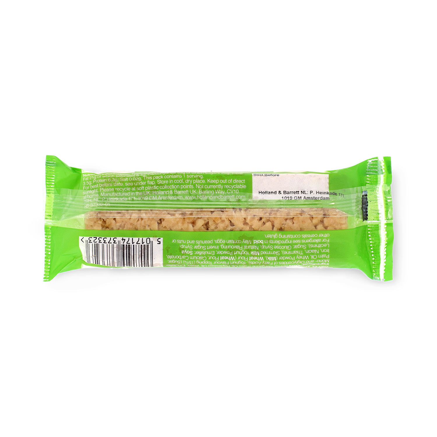 Holland & Barrett Flapjack Yoghurt Flavour 100g, UK version