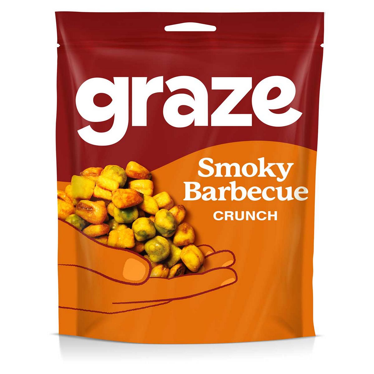 Graze Smokey Barbeque Crunch Sharing Bag -100g GOODS Boots   