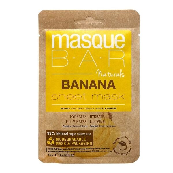 Masque Bar banana sheet mask (British brand)