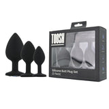 Loving Joy metal butt plug set gold set of 3 (British brand)