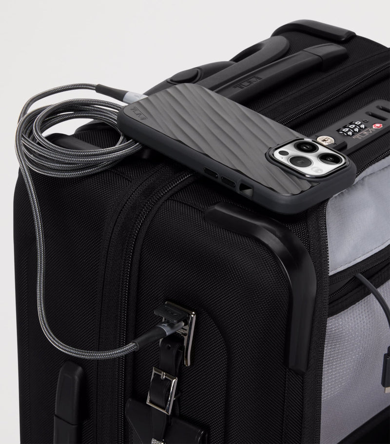 Tumi Alpha 4 cabin suitcase 55cm expandable, imported from the UK