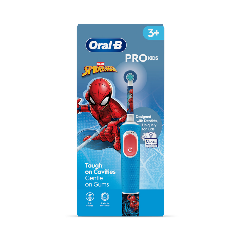 Oral-B Pro Kids Spider-Man electric toothbrush, UK version