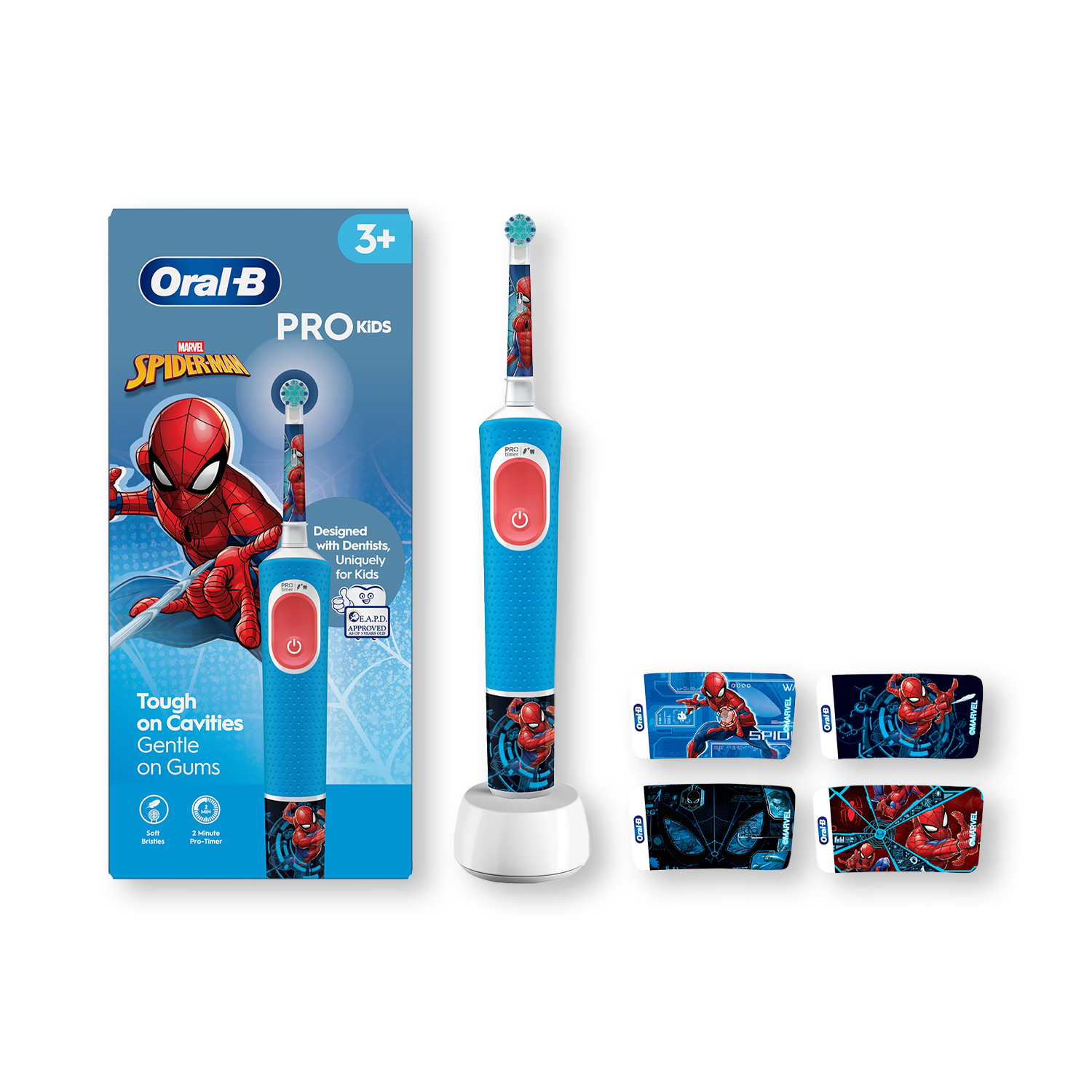 Oral-B Pro Kids Spider-Man electric toothbrush, UK version