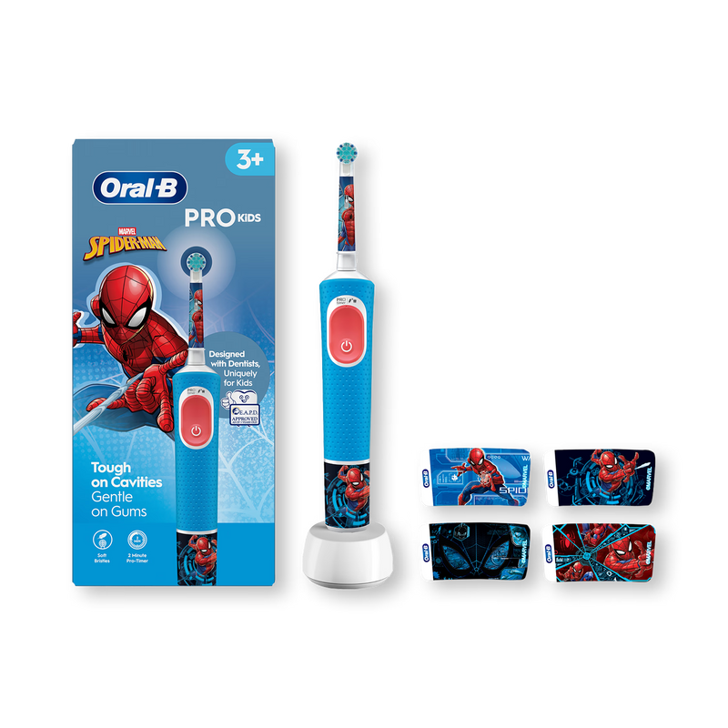 Oral-B Pro Kids Spider-Man electric toothbrush, UK version