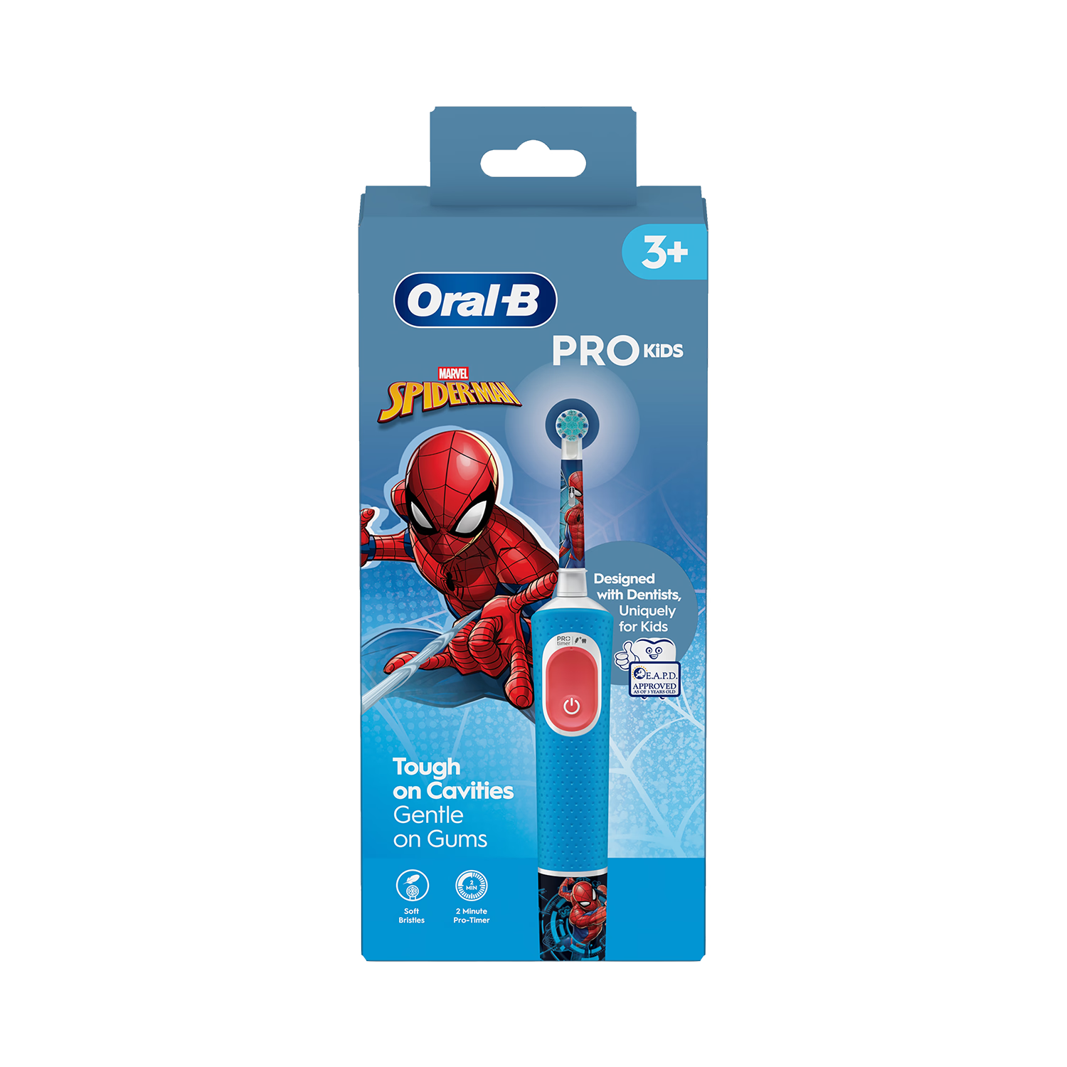 Oral-B Pro Kids Spider-Man electric toothbrush, UK version