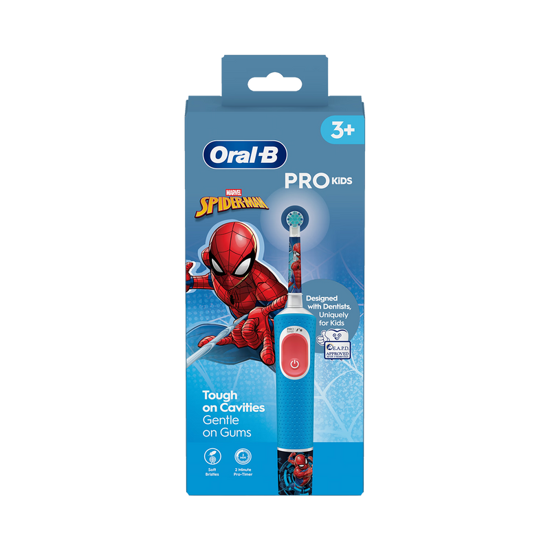 Oral-B Pro Kids Spider-Man electric toothbrush, UK version
