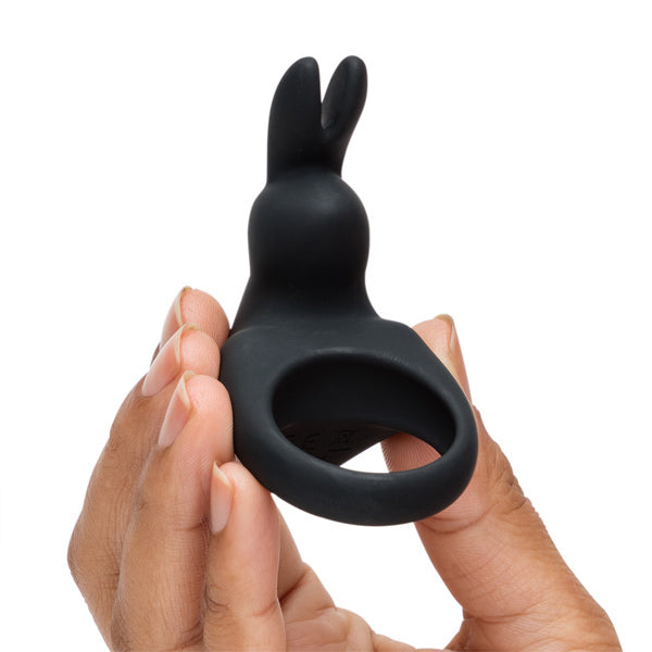 Happy Rabbit vibrating rabbit cock ring black - British product