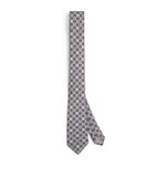 Giorgio Armani silk tie with hatched embroidery - British product