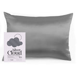 Silver Cloud Charcoal Satin Pillowcase With Silver Ions GOODS Superdrug   