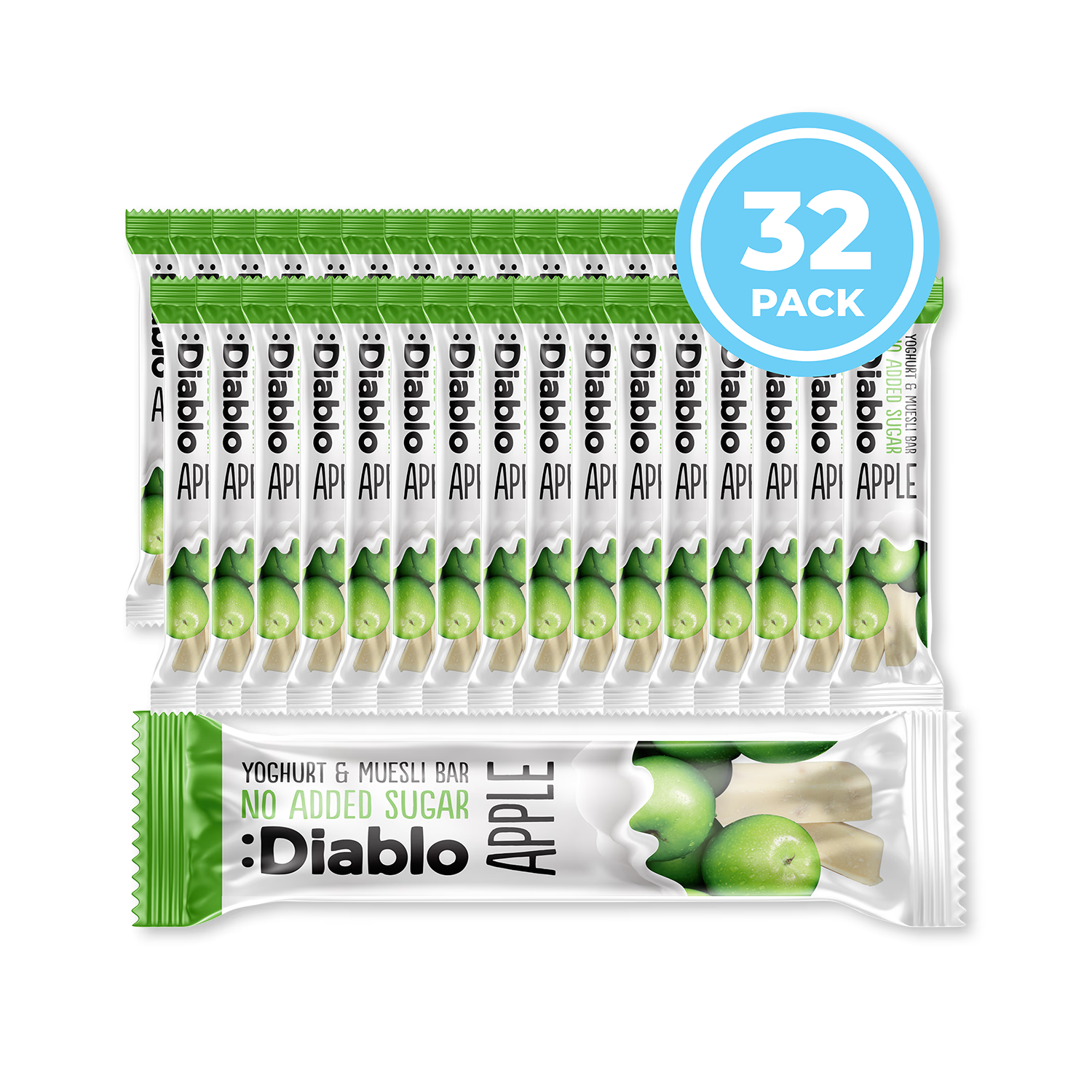 Diablo apple muesli bar 30g - British product