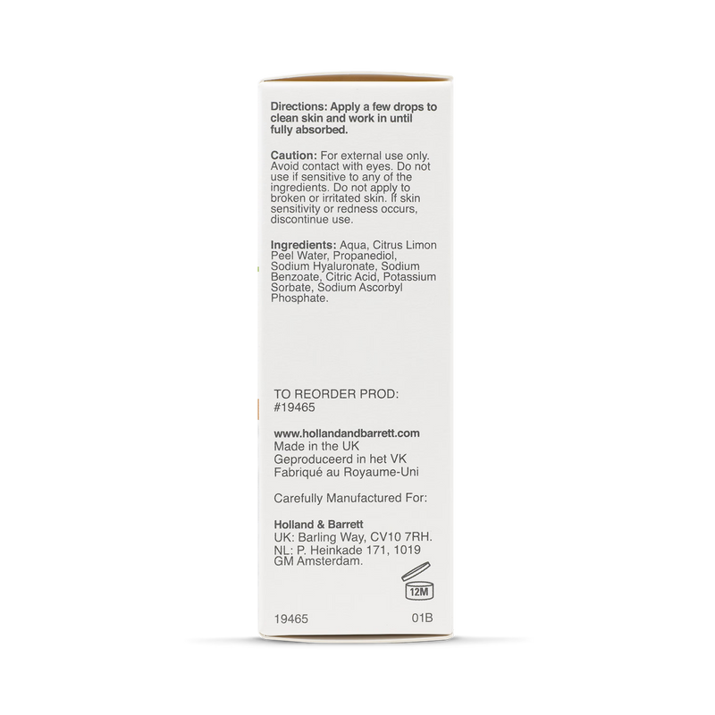 Holland Barrett Vitamin C Hyaluronic Serum 30ml, UK version
