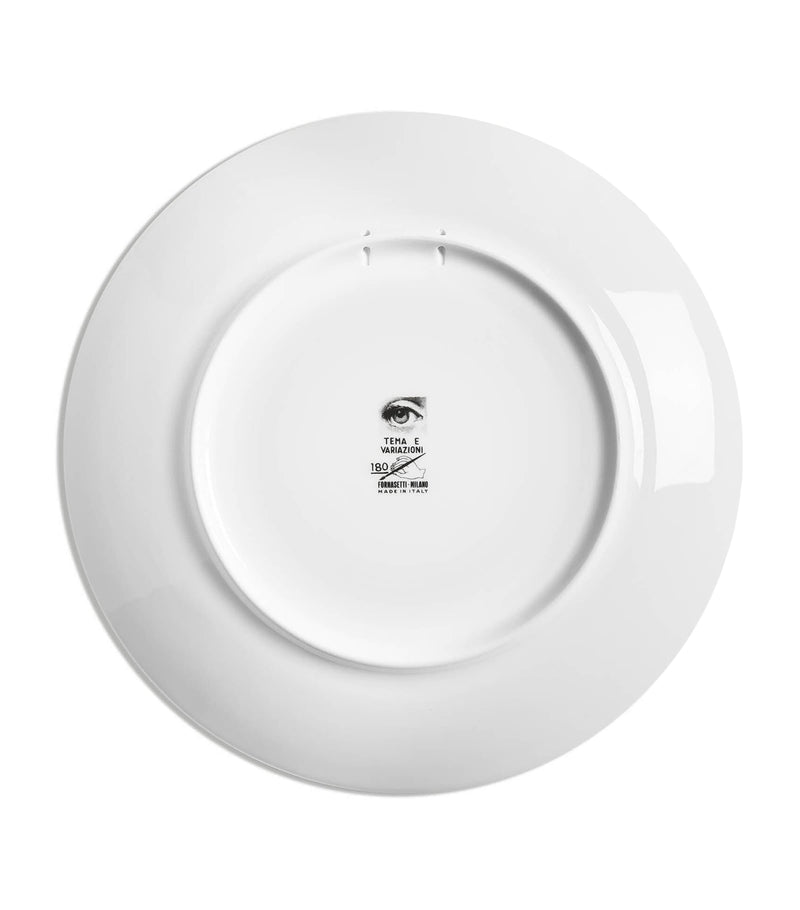 Fornasetti Tema e Variazioni No. 180 wall plate 26cm - British product