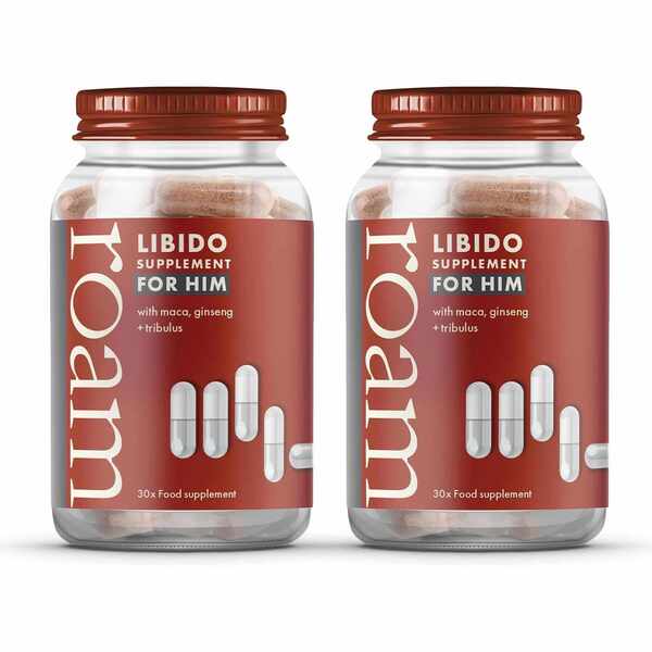 Roam libido supplement for him 2 pack (British brand)