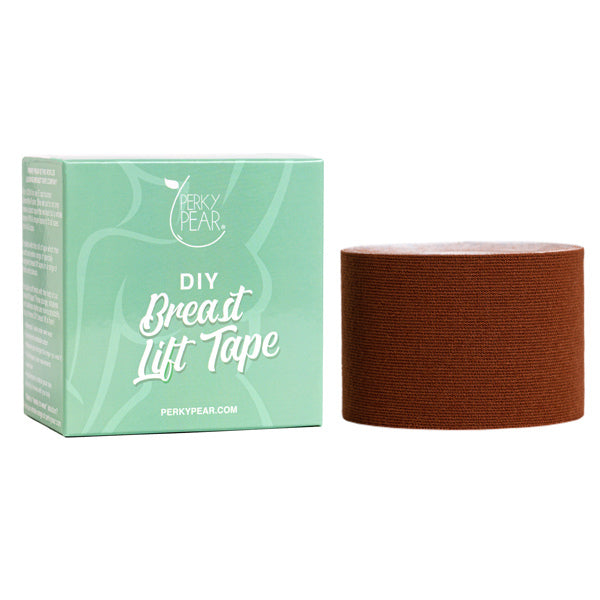 Perky Pear breast tape roll brown 5m, imported from the UK
