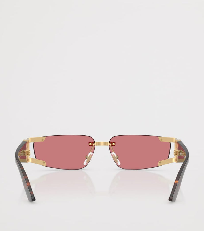 Versace Metal VE2291 rectangle sunglasses (British brand)