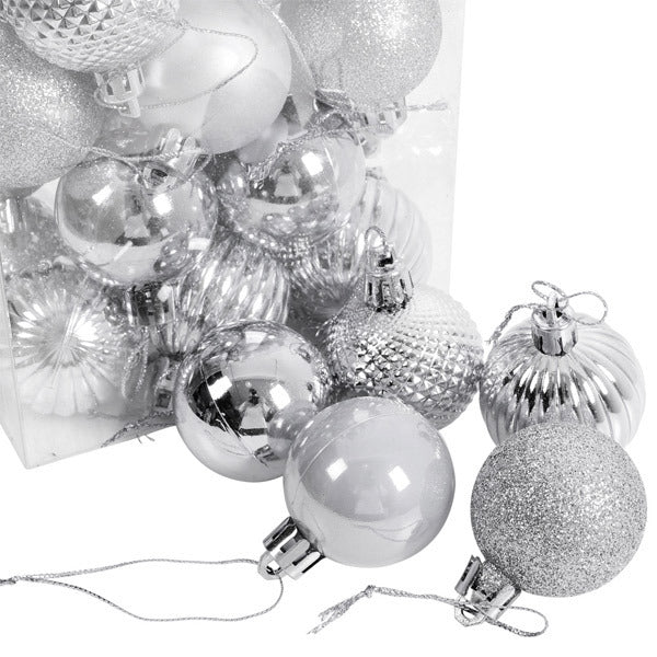 Livingandhome Christmas bauble set 36 pieces, UK version