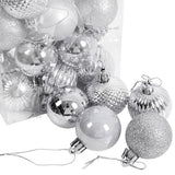Livingandhome Christmas bauble set 36 pieces, UK version