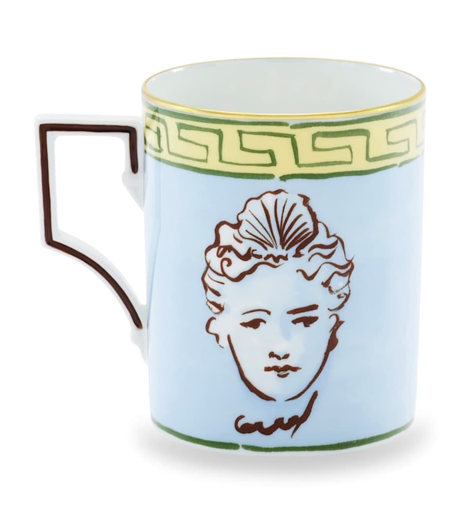 GINORI 1735 porcelain mug Il Viaggio di Nettuno, UK version