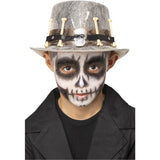 Smiffys kids grey voodoo distressed top hat, UK version