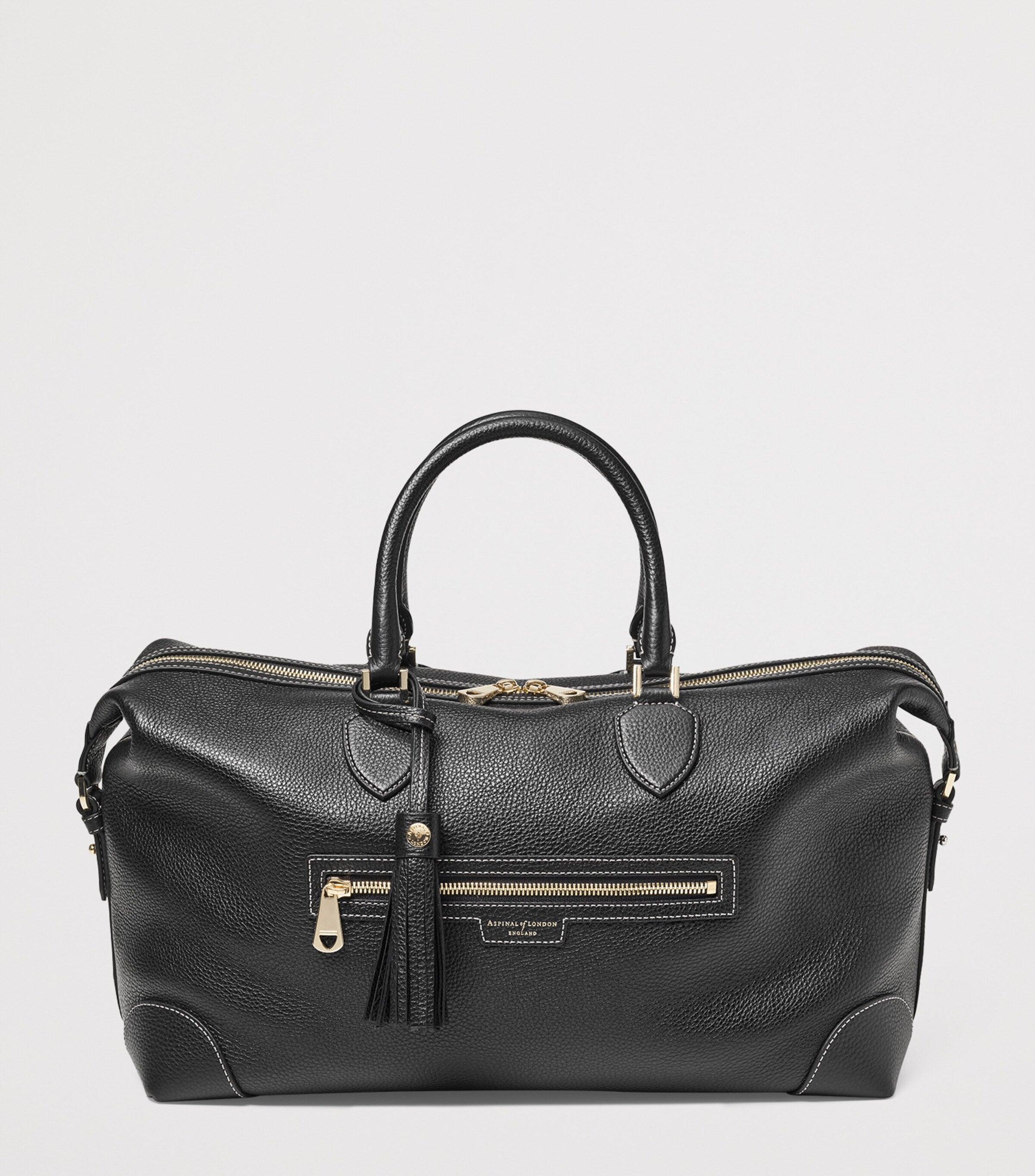 Aspinal of London leather Hudson flight bag - British product