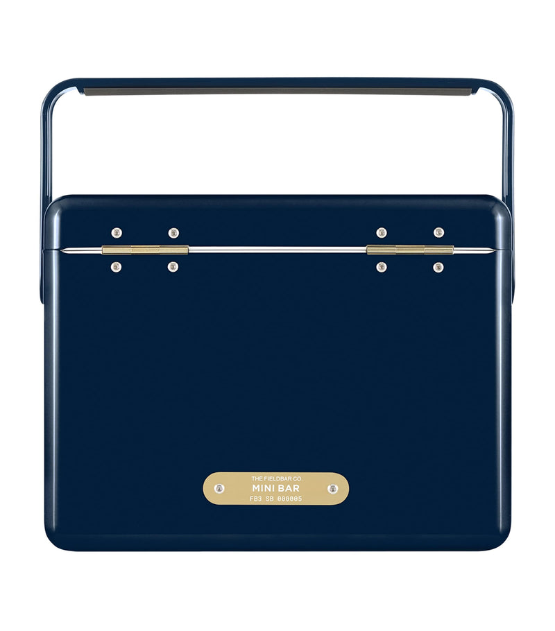 Fieldbar Mini Bar Cooler Box with Leather Sling 4L - British product