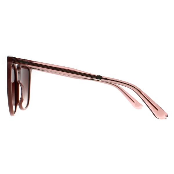 Calvin Klein pink gradient women's round sunglasses CK23500S, UK version