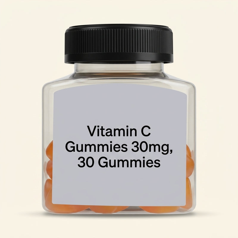 Holland & Barrett kids vitamin C gummies orange flavour 30mg (British brand)