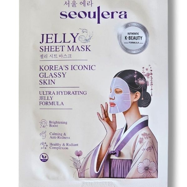 Seoulera Glow Mask jelly sheet mask, imported from the UK