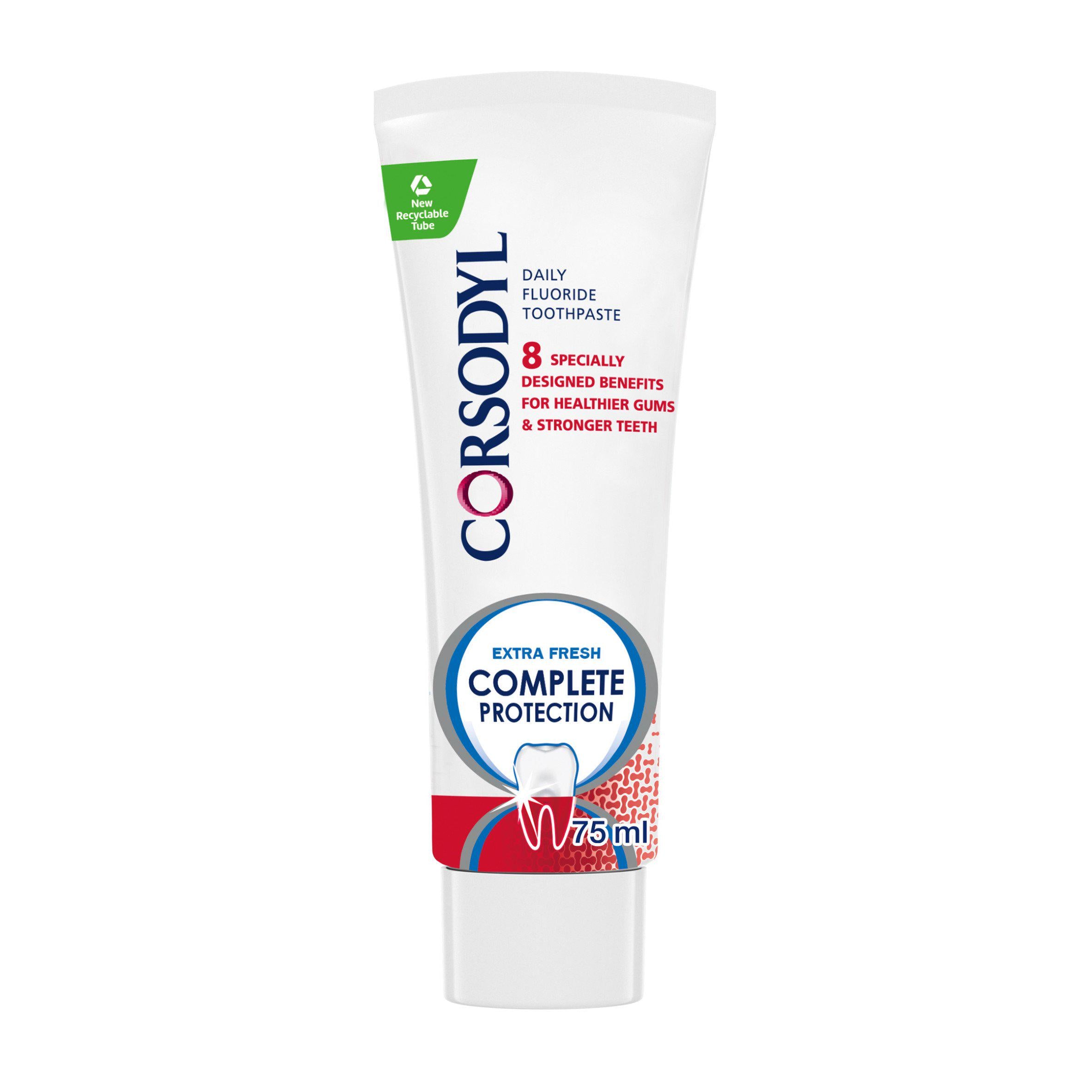 Corsodyl Complete Protection Extra Fresh Toothpaste 75ml GOODS Sainsburys   