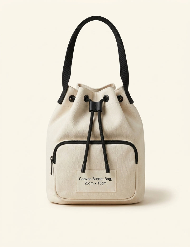 Prada Re-Nylon bucket bag with drawstring top (British brand)